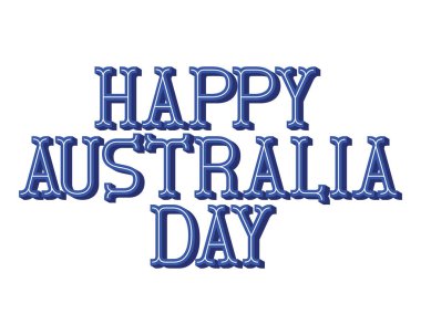 Avusturalya Günü Mavi renk simgesi