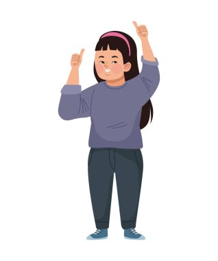 down sendromu kadın illüstrasyonu izole edildi