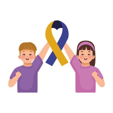down sendromlu çocuklar çizimi izole edildi