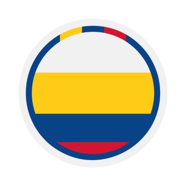 Futbol Kolombiya bayrağı illüstrasyonu