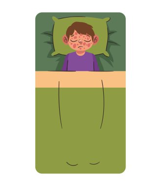 kawasaki hastalıklı çocuk yatak resimlerinde