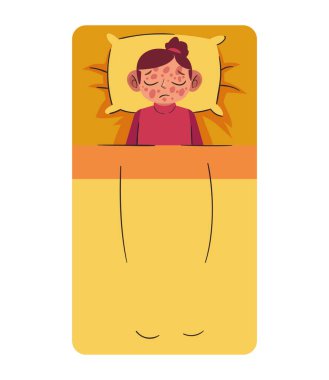 kawasaki hastalıklı kız yatak resimlerinde