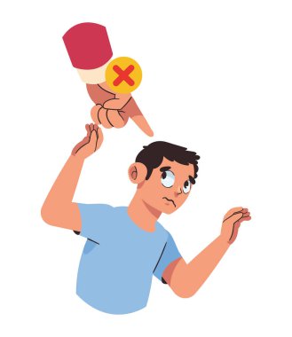 ayrımcılık farkındalığı tasarım illüstrasyon vektörü