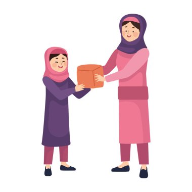 zakat İslami gelenek illüstrasyon vektörü