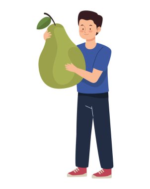 Armut meyveli karikatür.