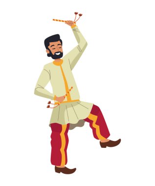 Mutlu Navratri kutlamaları.