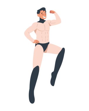 çizgi film karakteri yalnız poz veriyor