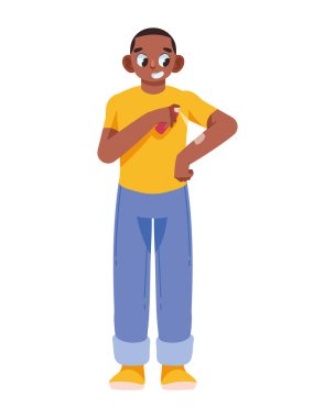 Böcek kovucu püskürten genç adam izole edildi.