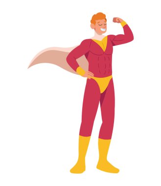 Süper kahraman güçlü karakter izole edildi