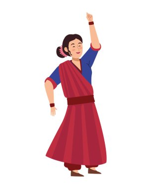 Hintli kadın, Hint festivali Ganesh Chaturthi 'yi kutluyor.