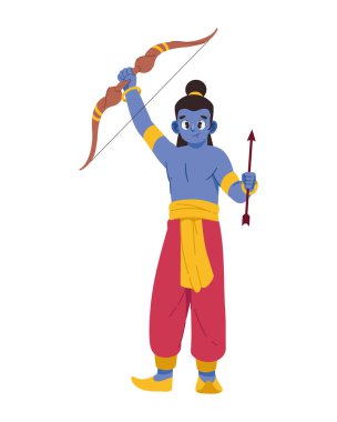 Oklu Hindu Lord Rama izole edildi.