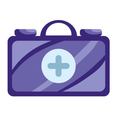 Acil durum için ilk yardım çantası izole edildi.