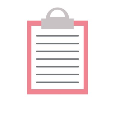 Pano ofis malzemeleri izole edilmiş simge