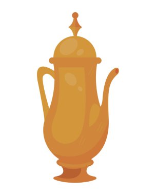 Arap antika çaydanlığı ıssız