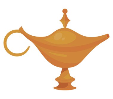 Altın Arap lambası süsü