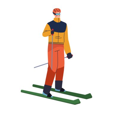 Kayak eğitimi alan bir adam izole edilmiş.