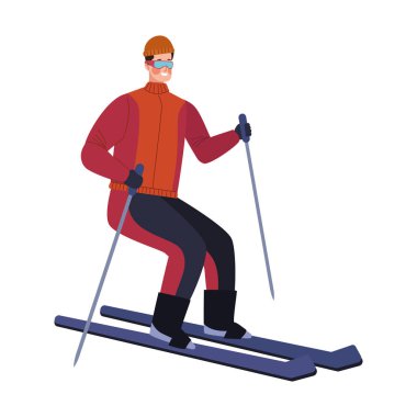 Kayakçı bir numara yapıyor.