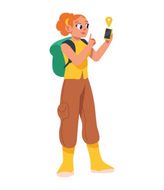 GPS konum uygulaması kullanan turist kadın izole edildi