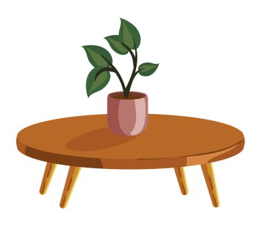 ev tablosu ve bitki izole tasarımı