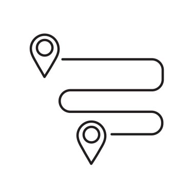 hedef konum simgesi satır biçimi