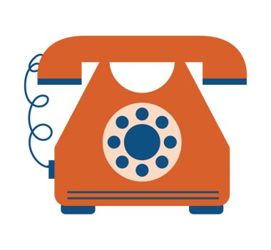 phone vintage aesthetic icon isolated clipart