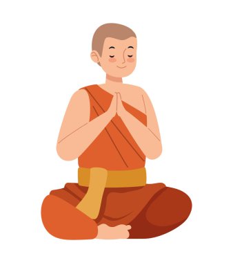 Nilüfer pozisyonundaki Budizm keşişi izole edildi.