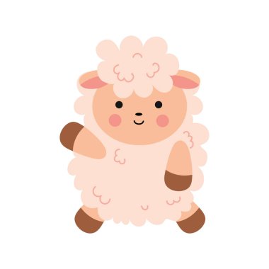 Şirin koyun hayvan tasarımı