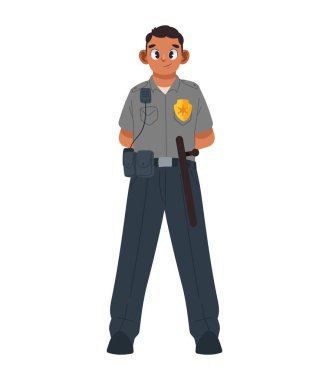 Tek başına duran gardiyan.