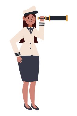 Teleskoplu donanma subayı kadın izole edildi.