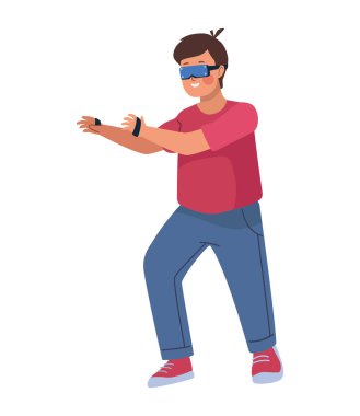 Meta-evren dünyasında yalıtılmış bir adam.