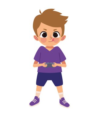 Video oyunu genci yalnız oynuyor