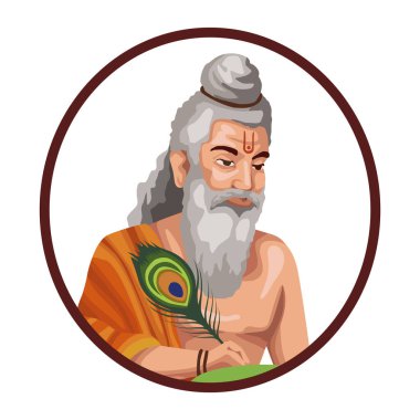 Maharishi valmiki jayanti portresi izole edildi.
