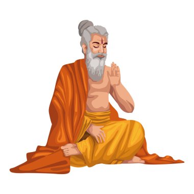 Maharishi valmiki jayanti in lotus pozu