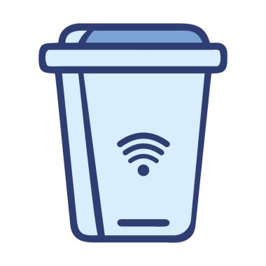 Hareket sensörlü akıllı çöp kutusu