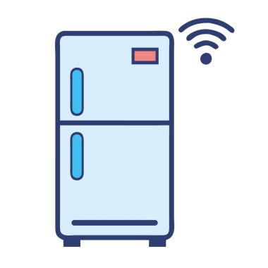 Akıllı özellikleri olan kablosuz buzdolabı