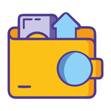 Veri güvenliği ve çevrimiçi depolamayı temsil eden bir bulut depolama dijital dizin simgesi