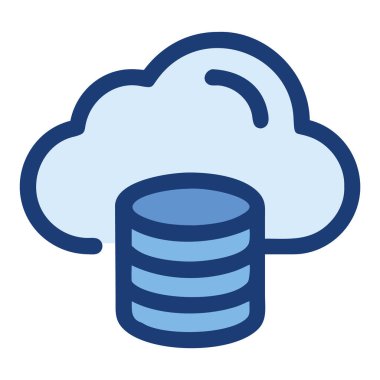 Bulut depolama veritabanı yedekleme çizimi