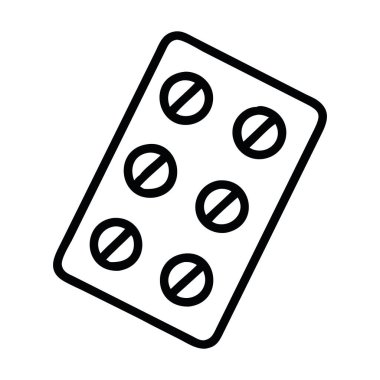 İlaç hapları sağlık sembolü izole edilmiş vektör