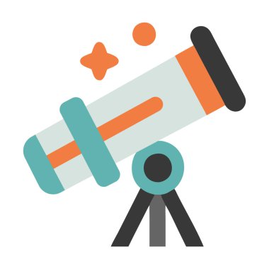 Teleskop astronomi uzay gözlemi izole edilmiş