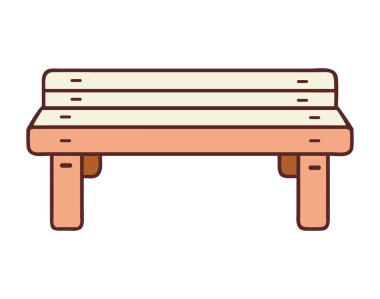 Bahçe ve ev eşyaları için ahşap bank