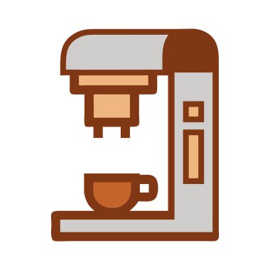 Modern otomatik espresso makinesi fincanla taze kahve demliyor.