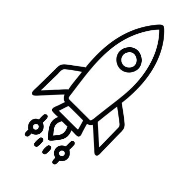 Uzay roketi fırlatma keşif teknolojisi izole edilmiş