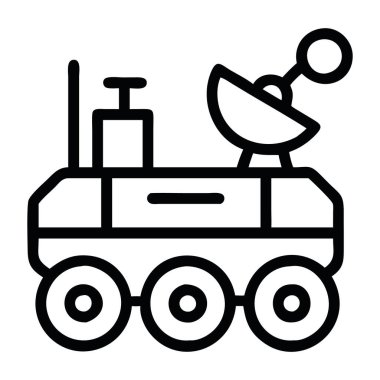 Uzay aracı gezegen keşif aracı izole edilmiş.