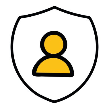 Veri güvenliği kullanıcı kalkanı resimlemesi