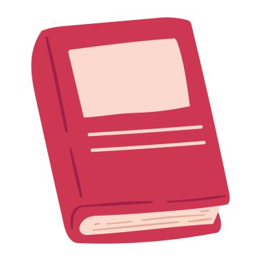 Okumak ve çalışmak için kırmızı ciltli kitap