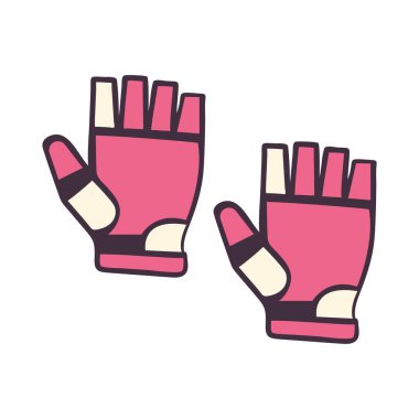 Fitness eldiveni resim tasarımı