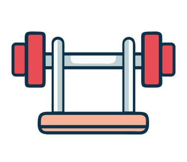 jimnastik halter ağırlığı resimleme simgesi