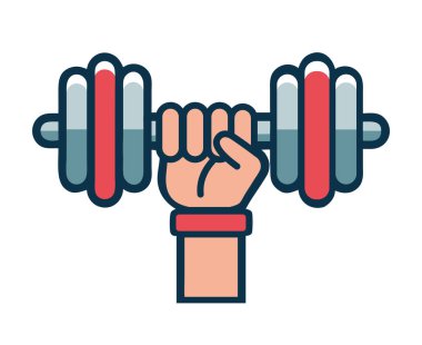 Dambıl kıvrımlı resim simgesiyle beden eğitimi