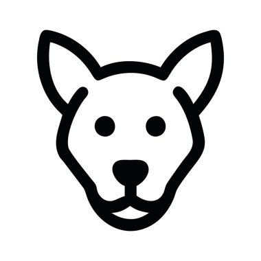 Avusturalya dingosu taslak çizimi ile karşı karşıya