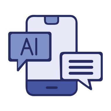 AI Chatbot Mobil Akıllı Telefon Dijital Asistanı